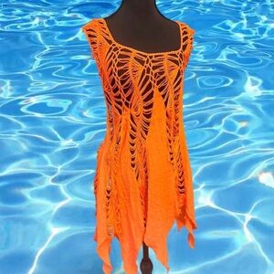 Vibrant Asymmetrical Cover Up
